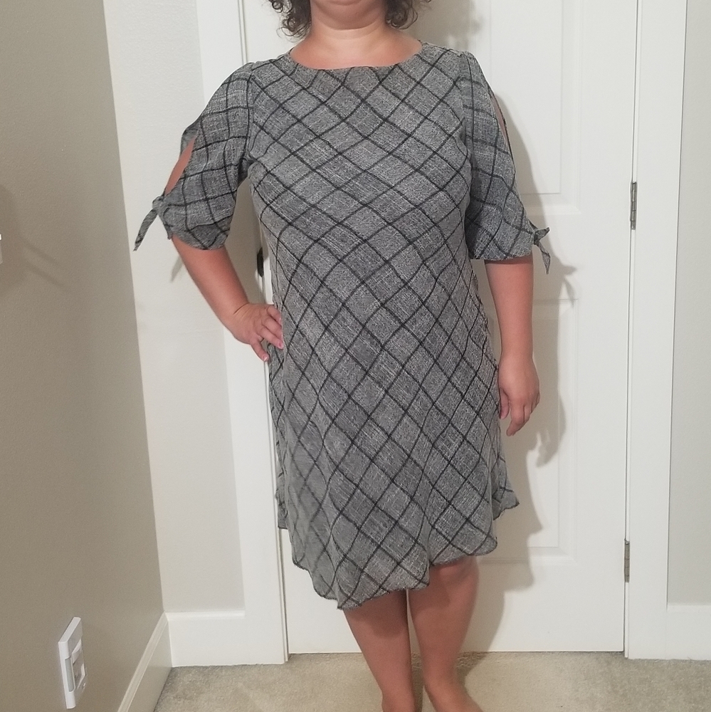American living grey dress